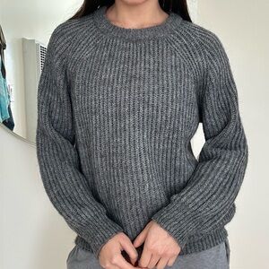 Zara Knit Charcoal Sweater